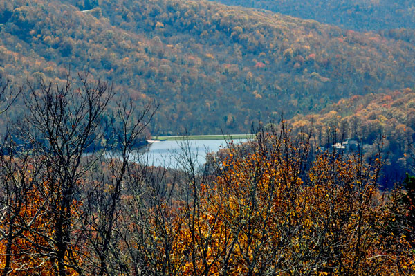 view from picnic area